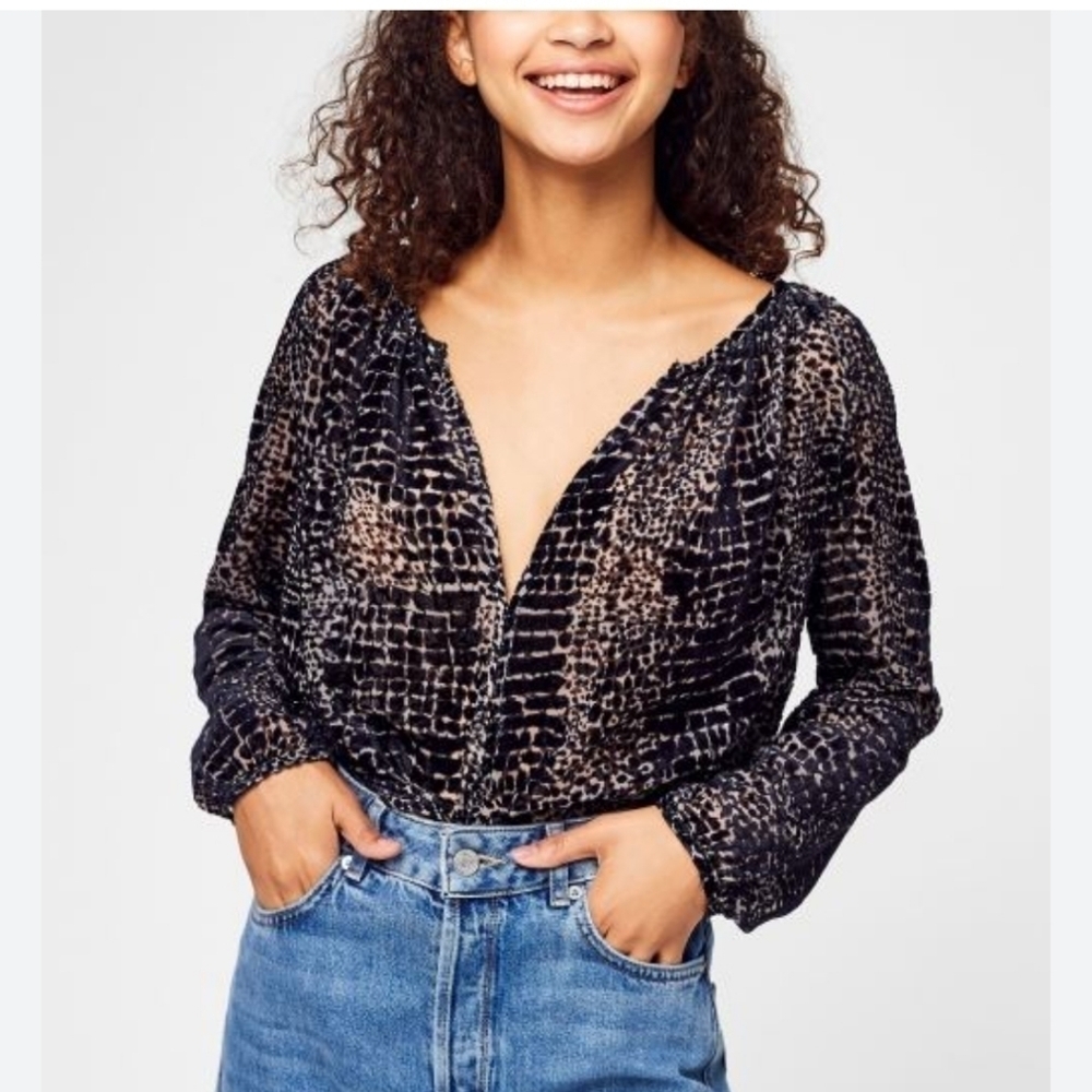 ANTHROPOLOGIE See U Soon Burnout top